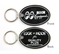 MOON Equipped Oval Rubber Key Ring