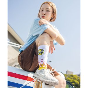 Photo1: Flamin’ MOON Socks