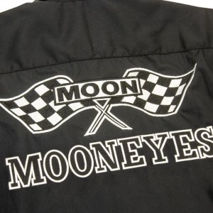Photo3: MOON Checker Flag Short Sleeve Work Shirt