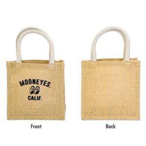 Photo3: MOON CALIF. Jute Tote Bag Small