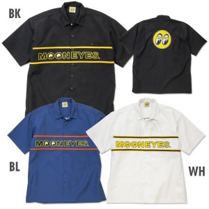Photo5: MOON Line Panel Work Shirt