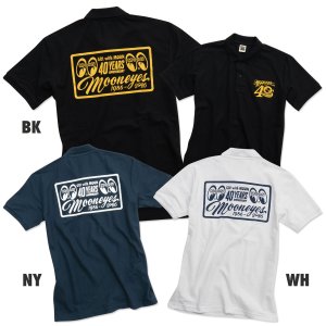 Photo2: MOON 40th Anniv. Plaque Design Polo Shirt