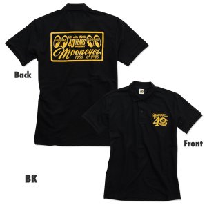 Photo3: MOON 40th Anniv. Plaque Design Polo Shirt