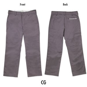 Photo8: MOON Fold-over Waist Work Pants