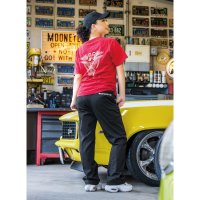 MOON Fold-over Waist Work Pants