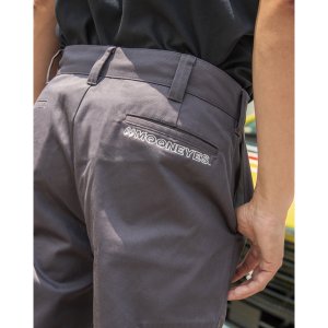 Photo5: MOON Fold-over Waist Work Pants