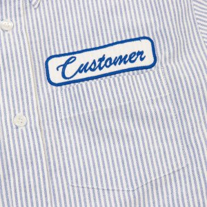 Photo5: Kids MOON Cafe Signature Emblem Button-down Shirt