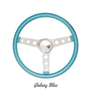 Photo4: MOONEYES ORIGINAL California Metal Flake Steering Wheels 3-Holes 34cm(13.5")