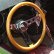 Photo1: MOONEYES ORIGINAL California Metal Flake Steering Wheels 3-Holes 34cm(13.5") (1)