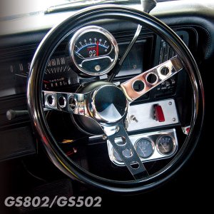 Photo1: Grant Classic Cruisin' Black Vinyl steering Wheels 31cm / 34cm