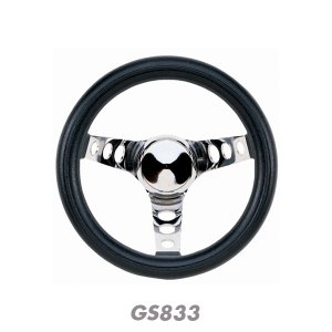 Photo1: Grant Classic Black Foam Steering Wheel 25cm