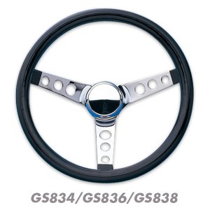 Photo1: Grant Classic Black Foam Steering Wheel 30/32/34cm