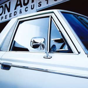 Photo3: GT053 Chrome Fender Mirror