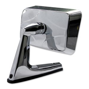 Photo1: Chrome Door Mirror Square