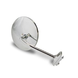Photo1: Chrome Clamp on Mirror