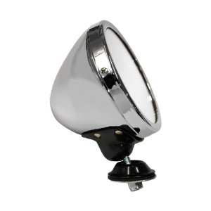 Photo1: Racing Style Mirror Chrome