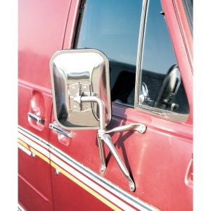 Photo1: Chromed Street Van Mirror