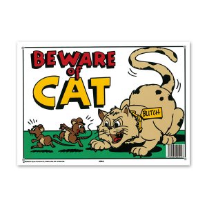 Photo1: BEWARE of CAT