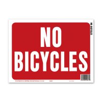 NO BICYCLES