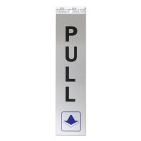 Metal Sign Plate Sticker PULL
