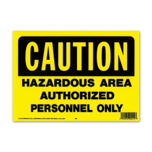 Photo1: CAUTION HAZARD AREA