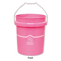Project Source Bucket 5 Gallons / Pink