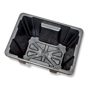 Photo2: Tool Box Black Bin with Yellow Lid 2.3L (2.5 QT)