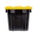 Photo5: Tool Box Black Bin with Yellow Lid 2.3L (2.5 QT) (5)