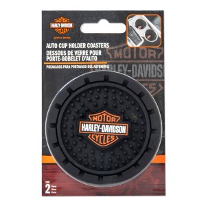 Photo1: Harley Davidson Coasters (Set of two)