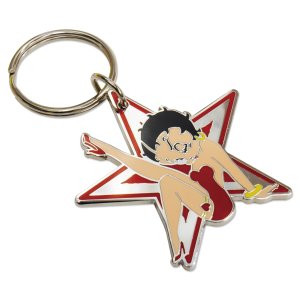 Photo2: Betty Boop Star Key Chain