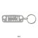 Photo3: JEEP Grille Key Chain (3)
