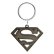 Photo1: Superman Metallic Key Ring (1)