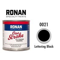 Lettering Black 0021 - Ronan Paints 237ml(1/2 Pint/8 fl oz)