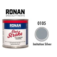 Imitation Silver 0105 - Ronan One Stroke Paints 237ml(1/2 Pint/8 fl oz)