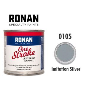 Photo1: Imitation Silver 0105 - Ronan One Stroke Paints 237ml(1/2 Pint/8 fl oz)