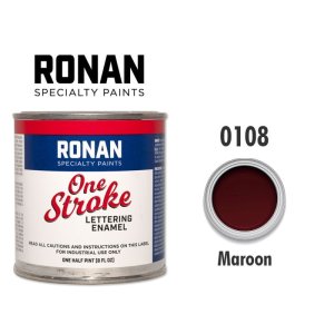 Photo1: Maroon 0108 - Ronan One Stroke Paints 237ml(1/2 Pint/8 fl oz)