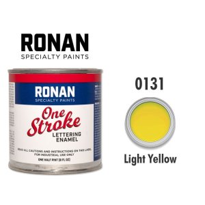 Photo1: Light Yellow 0131 - Ronan One Stroke Paints 237ml(1/2 Pint/8 fl oz)