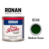 Medium Green 0144 - Ronan One Stroke Paints 237ml(1/2 Pint/8 fl oz)