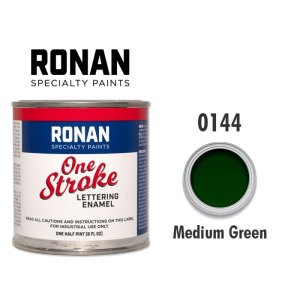 Photo1: Medium Green 0144 - Ronan One Stroke Paints 237ml(1/2 Pint/8 fl oz)