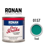 Teal 0157 - Ronan One Stroke Paints 237ml(1/2 Pint/8 fl oz)