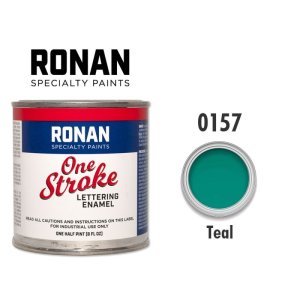Photo1: Teal 0157 - Ronan One Stroke Paints 237ml(1/2 Pint/8 fl oz)