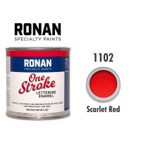 Scarlet Red 1102 - Ronan Paints 237ml(1/2 Pint/8 fl oz)