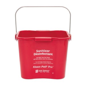Photo1: San Jamar Kleen Pail Sanitizer Bucket 6 Quarts