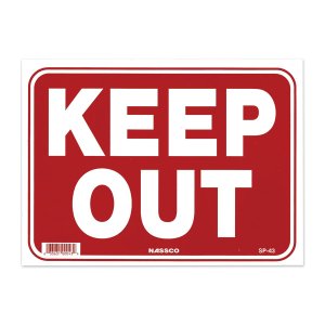 Photo1: KEEP OUT