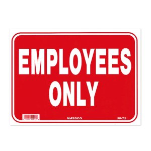 Photo1: EMPLOYEES ONLY