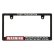 Photo1: Raised WARNING Security THEFT PREVENTION License Plate Frame (1)