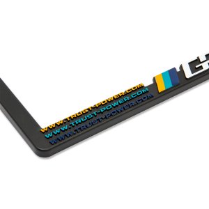 Photo4: Raised TRUST GReddy Logo License Plate Frame JPN size