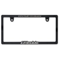 Raised TRUST GReddy Logo License Plate Frame (Chrome) JPN size