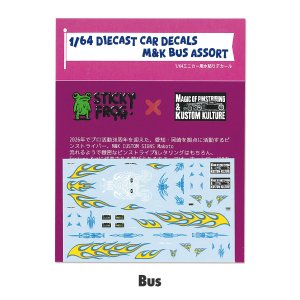 Photo3: 1/64 Diecast Car Decals M&K CUSTOM SIGNS Assort