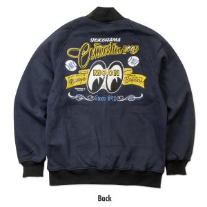 Photo4: YOKOHAMA DeNA BAYSTARS x MOONEYES 2025 Varsity Jacket